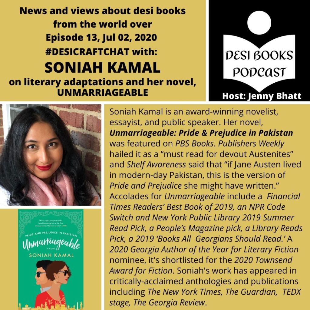 #DesiCraftChat: Soniah Kamal on literary adaptations and the empire writing back