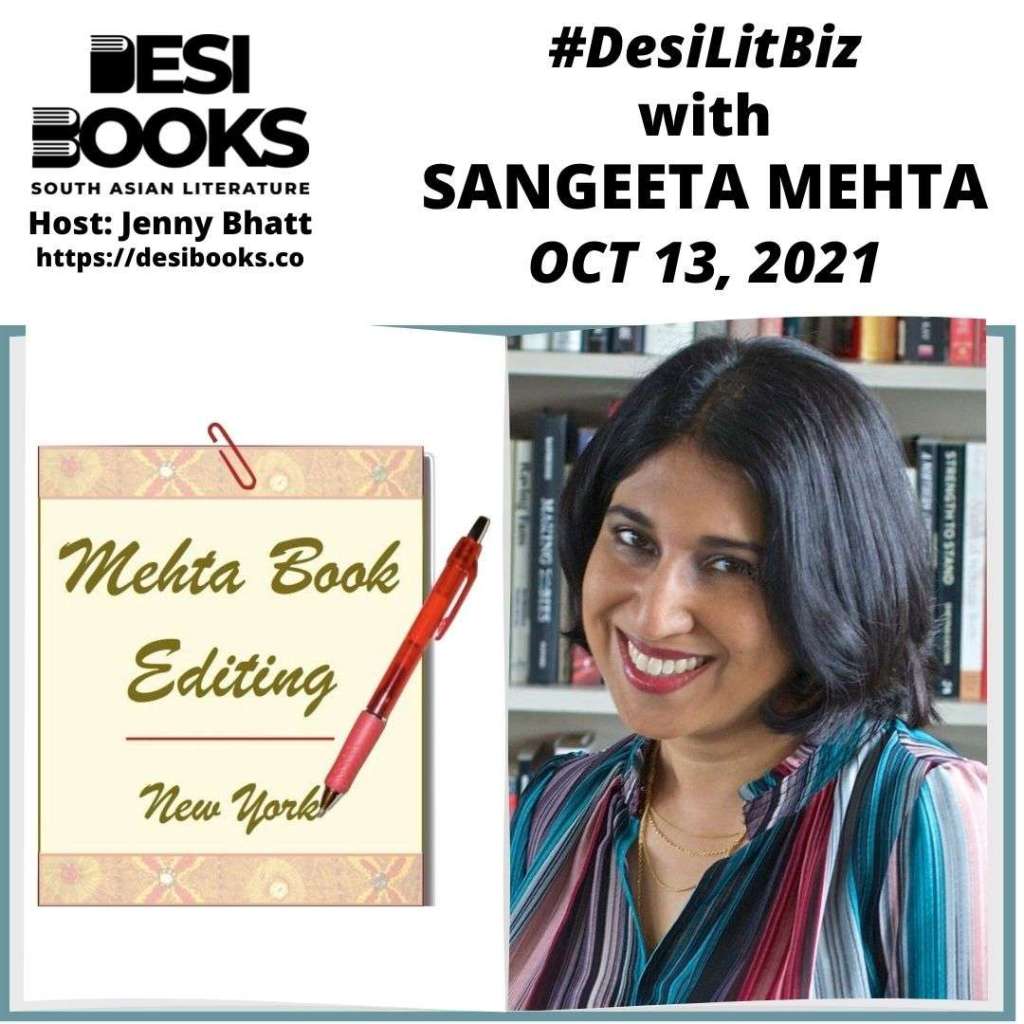 #DesiLitBiz: Sangeeta Mehta on book editing and diversity and equity in publishing