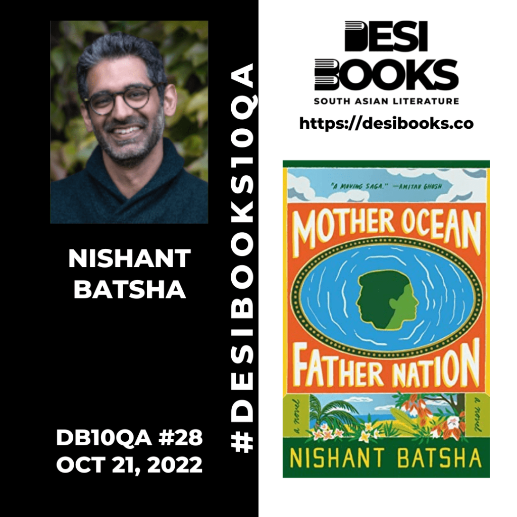 #DesiBooks10QA: Nishant Batsha on participating in a conversation with desi writers from across the world