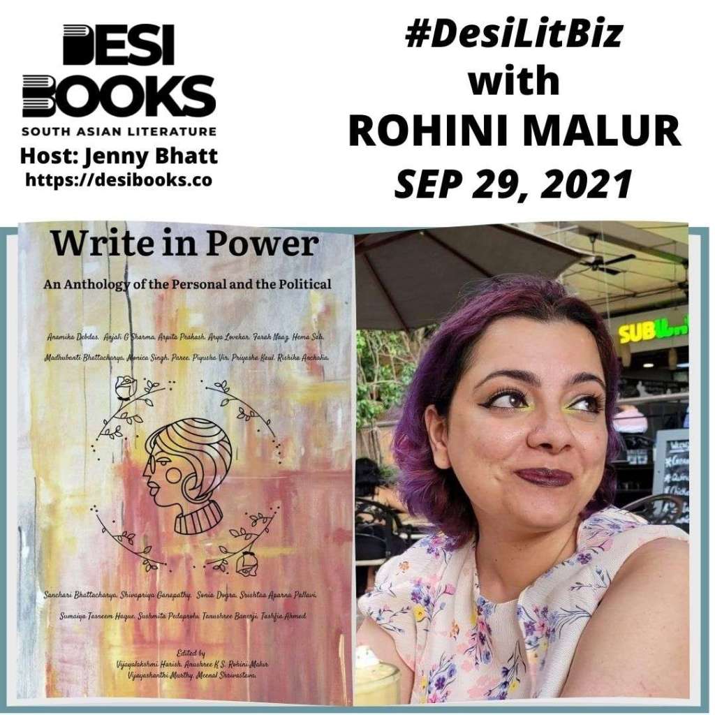 #DesiLitBiz: Rohini Malur on the Write in Power anthology from The Hidden Pen Collective